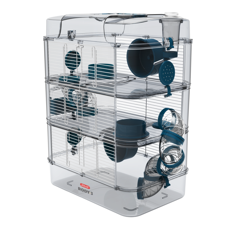 ZOLUX Klatka RODY3 TRIO - niebieska