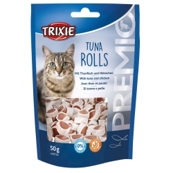 TRIXIE Premio Tuna Rolls Rolki z tuńczykiem - przysmaki dla kota 50g