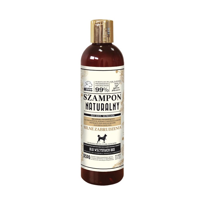 SUPER BENO Naturalny szampon - silne zabrudzenia 300ml
