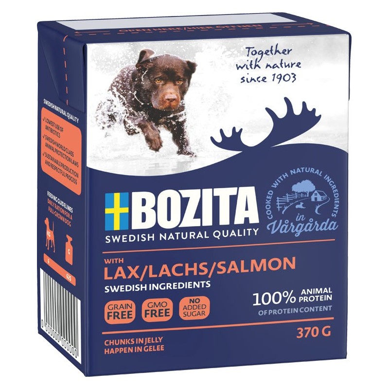 BOZITA z łososiem - mokra karma dla psów 370g