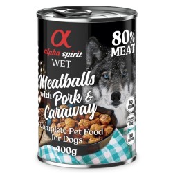 ALPHA SPIRIT Mięsne klopsiki z wieprzowiną i kminkiem 400g