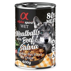ALPHA SPIRIT Mięsne klopsiki z wołowiną i szałwią 400g