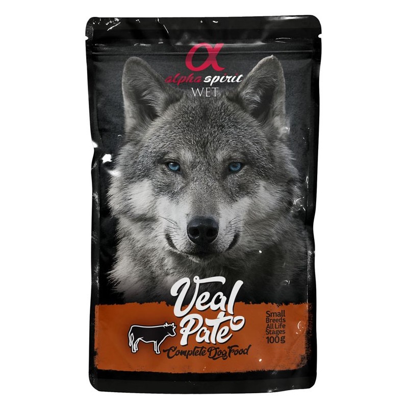 ALPHA SPIRIT Pasztet z cielęciny (saszetka) 100g