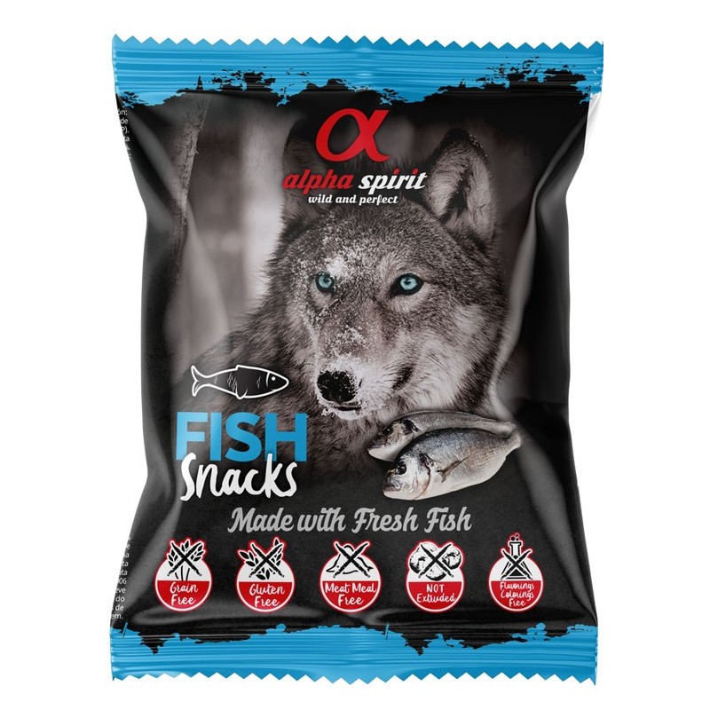 ALPHA SPIRIT Ryba - Przysmak w kostkach dla psa 50g