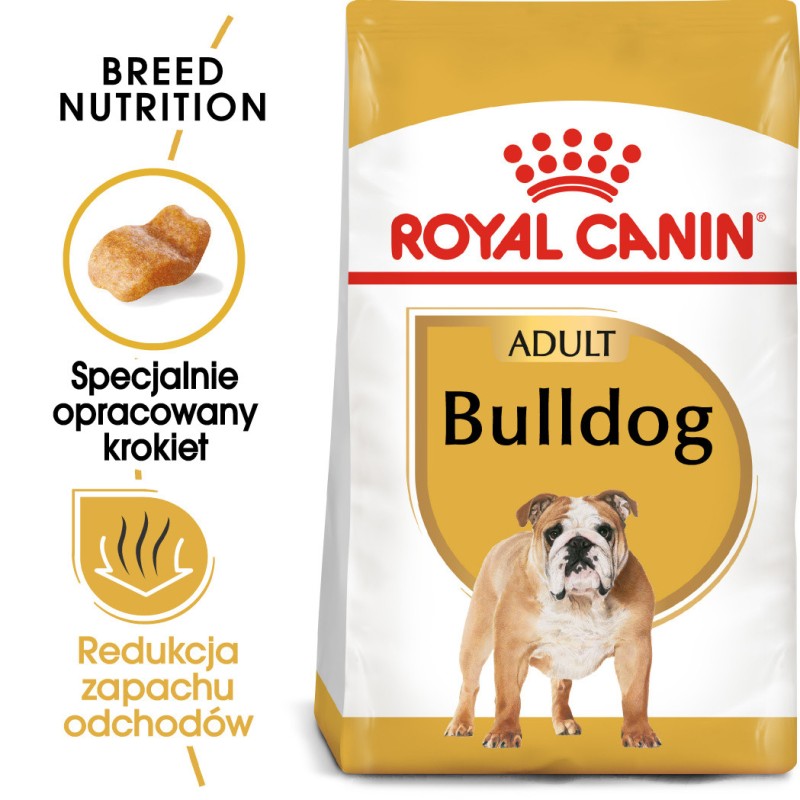 ROYAL CANIN Bulldog Adult karma sucha dla psów dorosłych rasy buldog 12kg