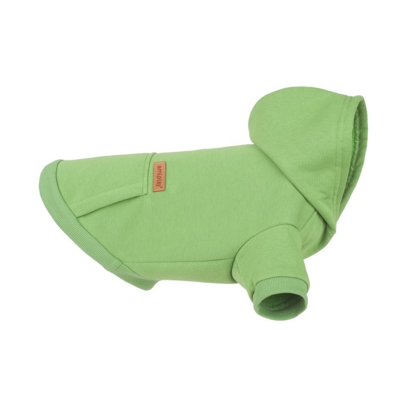 AMIPLAY Bluza z kapturem TEXAS - Zielona 50 cm