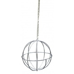 PANAMA PET Karmnik kulisty dla gryzoni i królika - chromowany 12 cm