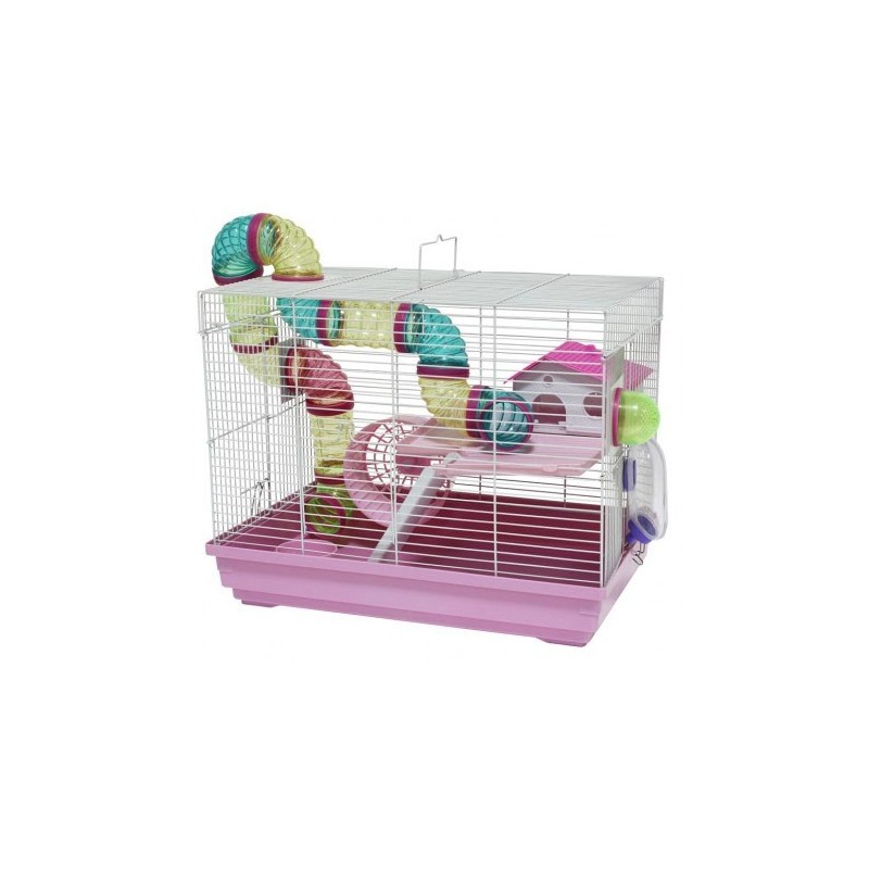 PANAMA PET Klatka dla gryzoni do czasowego pobytu (47 x 30 x 37 cm) Biały / Żółty