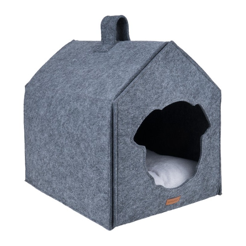 AMIPLAY Domek dla psa Quick Press 2in1 Hygge - Szary