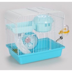 PANAMA PET Klatka dla gryzoni do czasowego pobytu (27 x 20,5 x 25,5 cm) Biały / Żółty