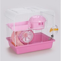 PANAMA PET Klatka dla gryzoni do czasowego pobytu (27 x 20,5 x 25,5 cm) Biały / Żółty