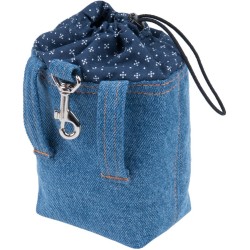 AMIPLAY Torebka na przysmaki Denim - Niebieska