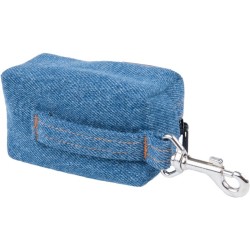 AMIPLAY Torebka na worki do odchodów Denim - Niebieska