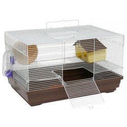 PANAMA PET Klatka dla gryzoni do czasowego pobytu (47 x 30 x 27 cm) Biały / Różowy