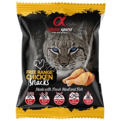 ALPHA SPIRIT Kurczak - Przysmak w kostkach dla kota 50g
