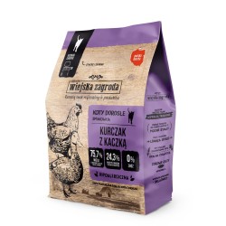WIEJSKA ZAGRODA dla kota - Kurczak z kaczką 10 kg