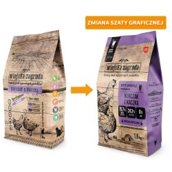 WIEJSKA ZAGRODA dla kota - Kurczak z kaczką 400g