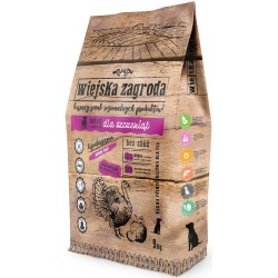 WIEJSKA ZAGRODA dla szczeniąt - Indyk z jabłkiem 2 kg