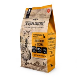 WIEJSKA ZAGRODA dla psa - Jagnięcina z kaczką 2 kg
