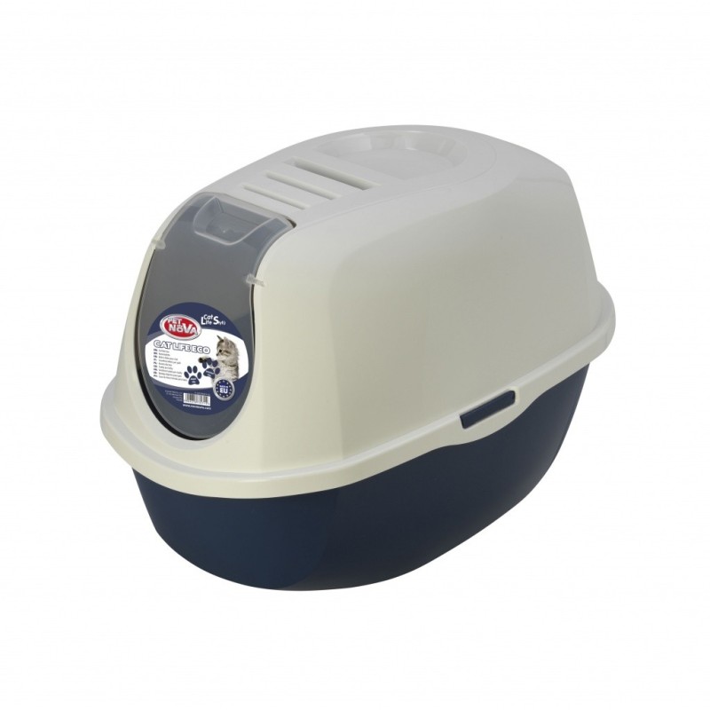 PET NOVA Cat Life Eco Toaleta dla kota 54cm - granatowa