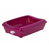 PET NOVA Cat Life Kitty Tray - Kuweta otwarta z ramką - różowa L