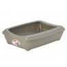 PET NOVA Cat Life Kitty Tray - Kuweta otwarta z ramką - szara L