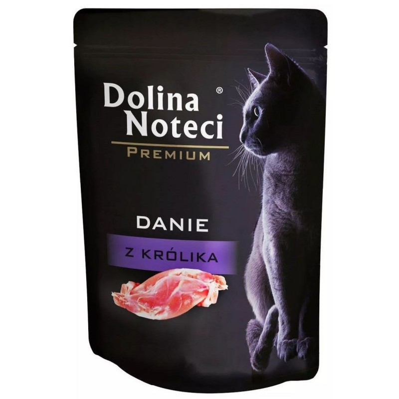 DOLINA NOTECI Premium - Danie z królika dla kota (saszetka) 85g