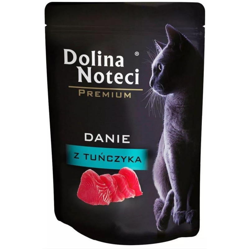 DOLINA NOTECI Premium - Danie z tuńczyka dla kota (saszetka) 12x 85g