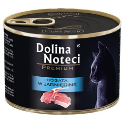 DOLINA NOTECI Premium dla kota - Bogata w jagnięcinę 185g 12x 185g