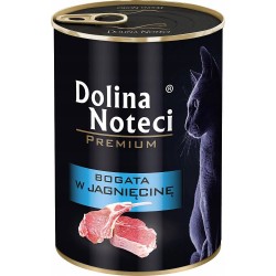 DOLINA NOTECI Premium dla kota - Bogata w jagnięcinę 400g 400g