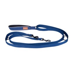 LAUREN DESIGN Classic Smycz przepinana - granatowa 2cm x 145cm - 240cm