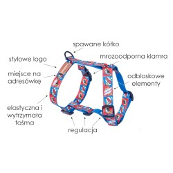 LAUREN DESIGN Color Szelki guard - comic book L