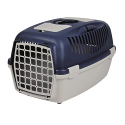 TRIXIE Boks transportowy Capri 3 (40 × 38 × 61 cm) - niebieski