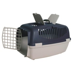 TRIXIE Boks transportowy Capri 3 (40 × 38 × 61 cm) - niebieski