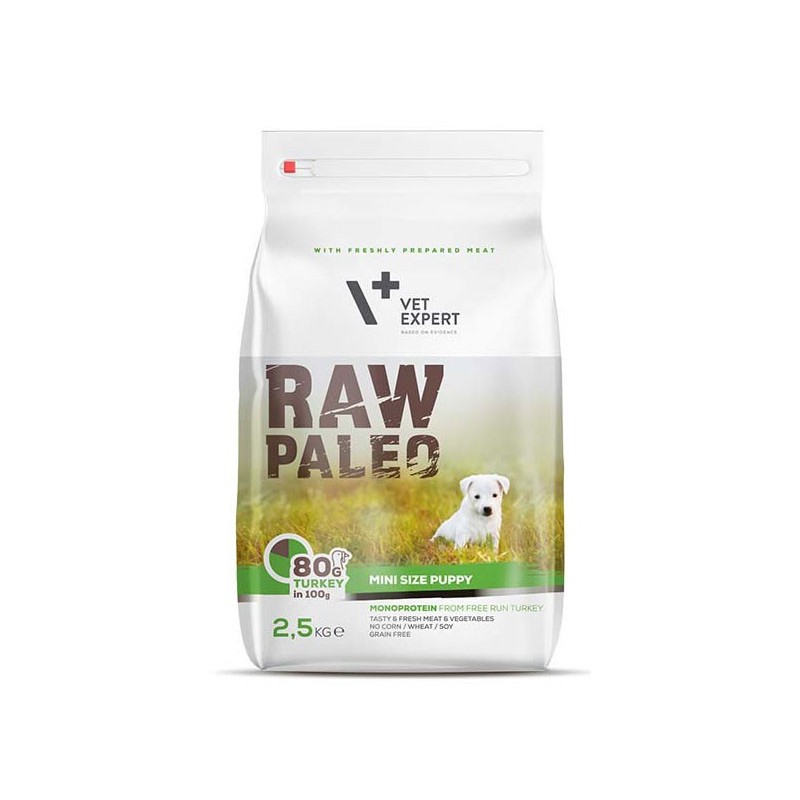 RAW PALEO Puppy Mini Turkey 8kg