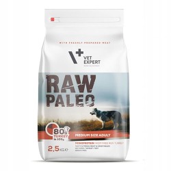 RAW PALEO Adult Medium Turkey 2,5 kg