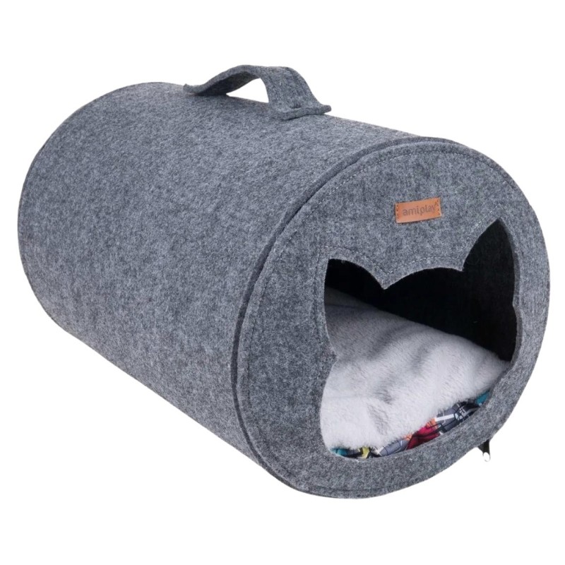 AMIPLAY Tunel dla kota Quick Press 2in1 Hygge