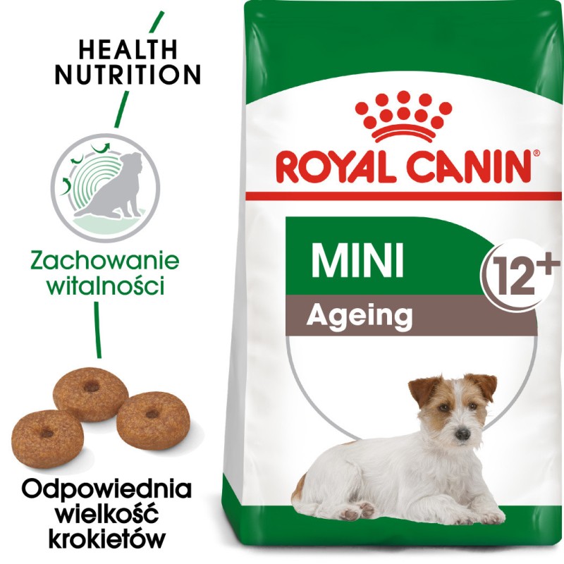 ROYAL CANIN Mini Ageing 12+ karma sucha dla psów dojrzałych ras małych, po 12 roku życia 1,5 kg