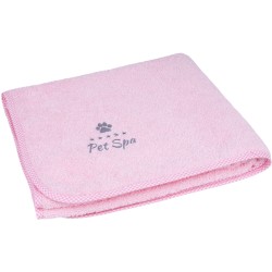 AMIPLAY Spa Ręcznik kąpielowy dla psa - Różowy M
