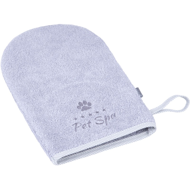 AMIPLAY Spa Rękawica kąpielowa dla psa - Szara L-XL