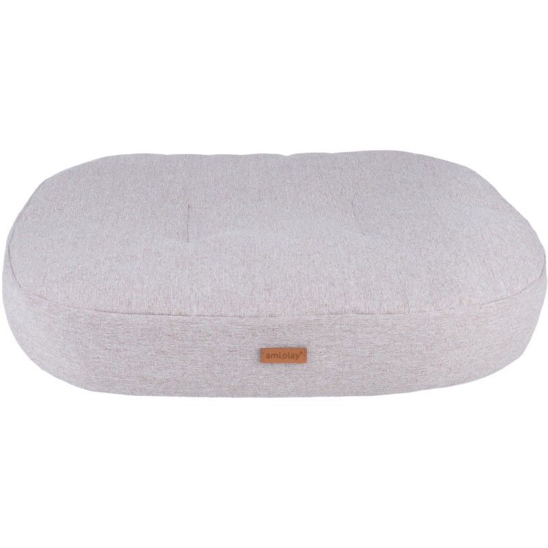 AMIPLAY Montana Materac owalny - Beżowy L