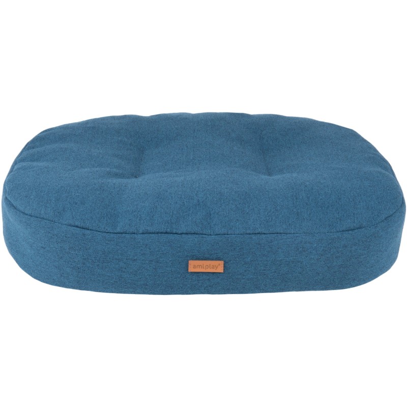 AMIPLAY Montana Materac owalny - Niebieski XL