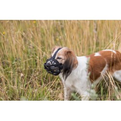 TRIXIE Kaganiec silikonowy Muzzle Flex - Czarny M