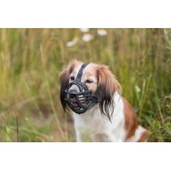 TRIXIE Kaganiec silikonowy Muzzle Flex - Czarny M