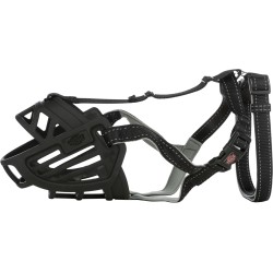 TRIXIE Kaganiec silikonowy Muzzle Flex - Czarny L-XL