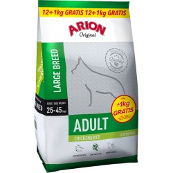ARION Original Adult Large Chicken & Rice 12kg + 1kg GRATIS