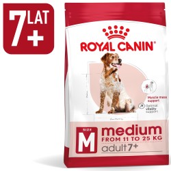ROYAL CANIN Medium Adult 7+ karma sucha dla psów starszych ras średnich, od 7 do 10 roku życia 2x 15kg