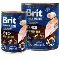 BRIT Premium By Nature Fish & Fish Skin (puszka) 800g