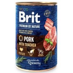 BRIT Premium By Nature Pork & Trachea (puszka) 400g