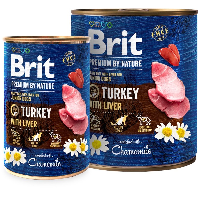BRIT Premium By Nature Turkey & Liver (puszka) 800g